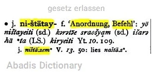gesetz erlassen
